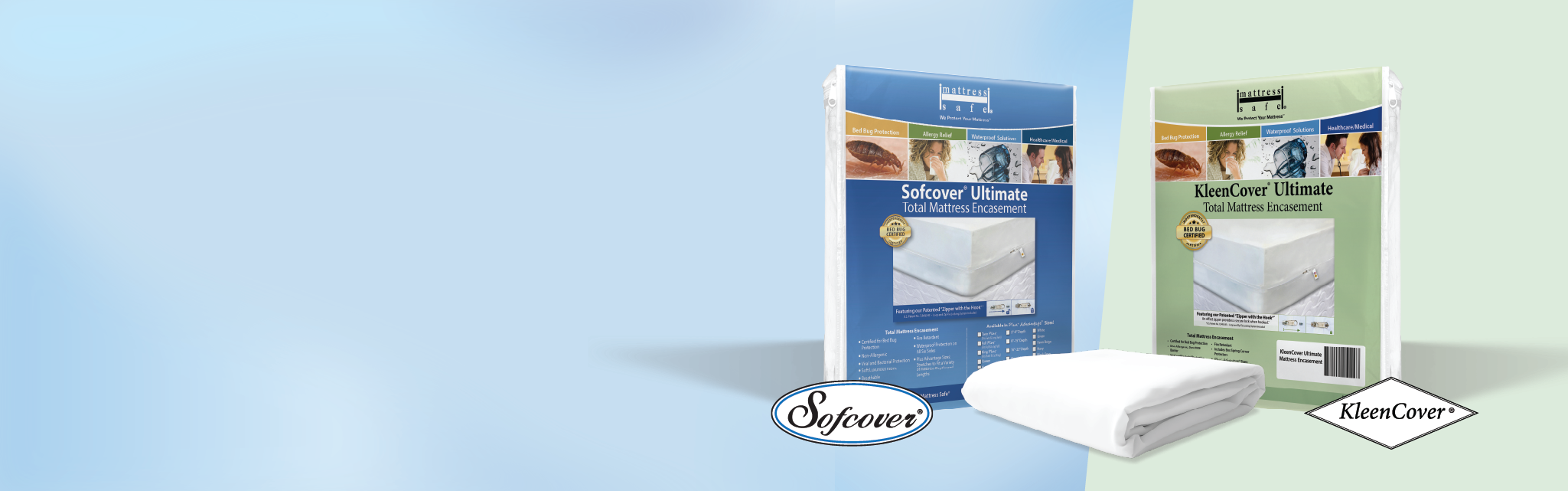 Mattress Safe Sofcover vs KleenCover Collections